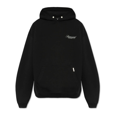 Sweatshirt Owners Club Script Represent , Black , Heren