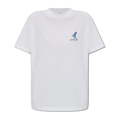 T-shirt met print Off White , White , Dames