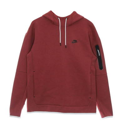 Tech Fleece Hoodie Cedar/Zwart Nike , Red , Heren