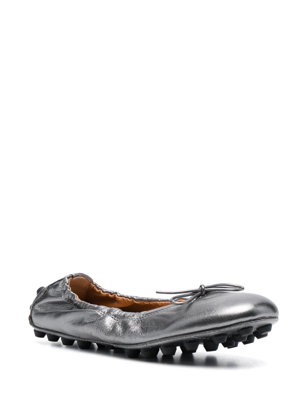 Tod's Gommino ballerina's - Zilver