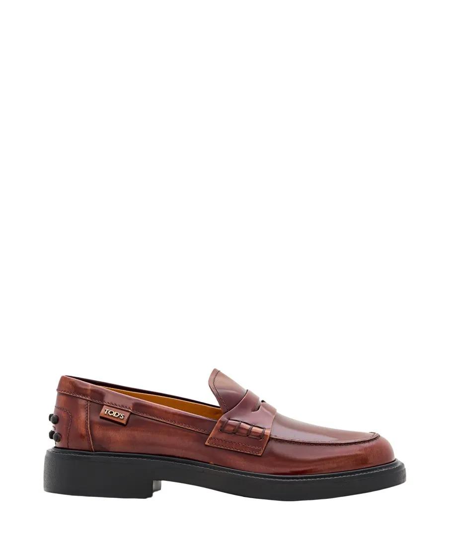 Tod's Loafers - Leather Loafer in bruin