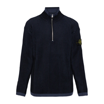 Trui met logo Stone Island , Blue , Heren