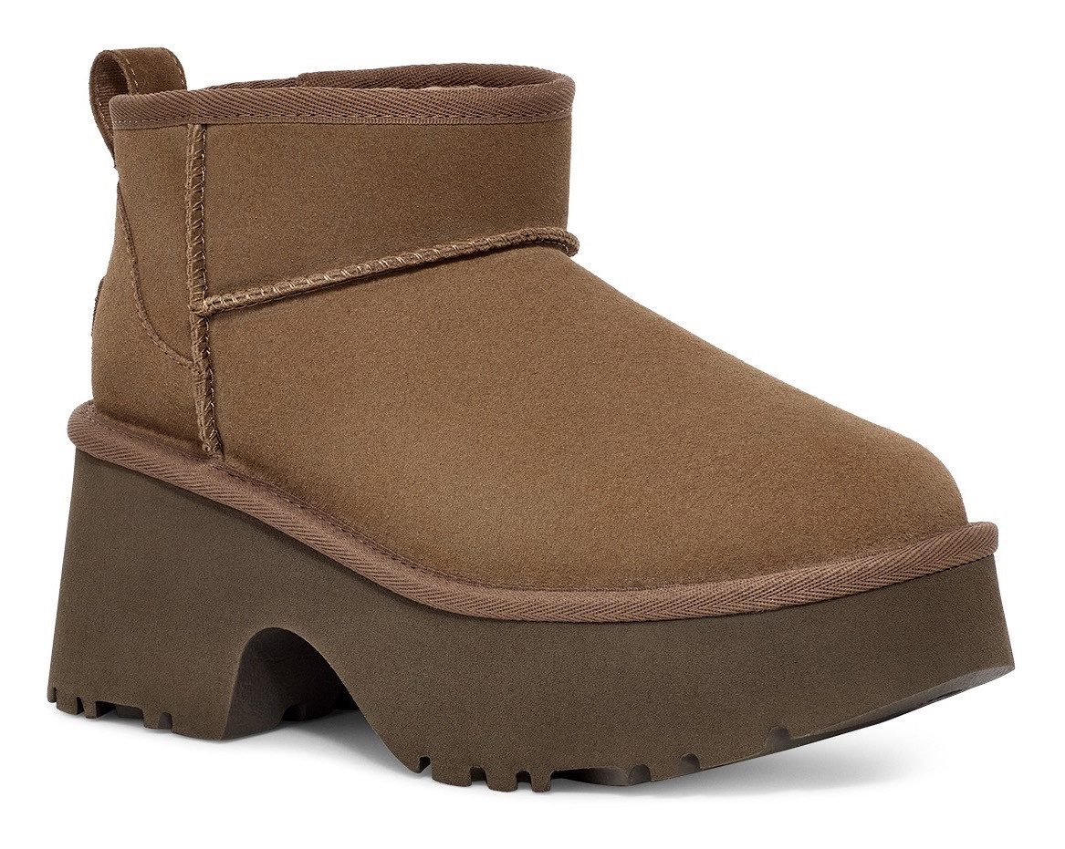 UGG Boots zonder sluiting CLASSIC ULTRA MINI NEW HEIGHTS Plateau laarzen, winterlaarzen, boots met aantrekhaak