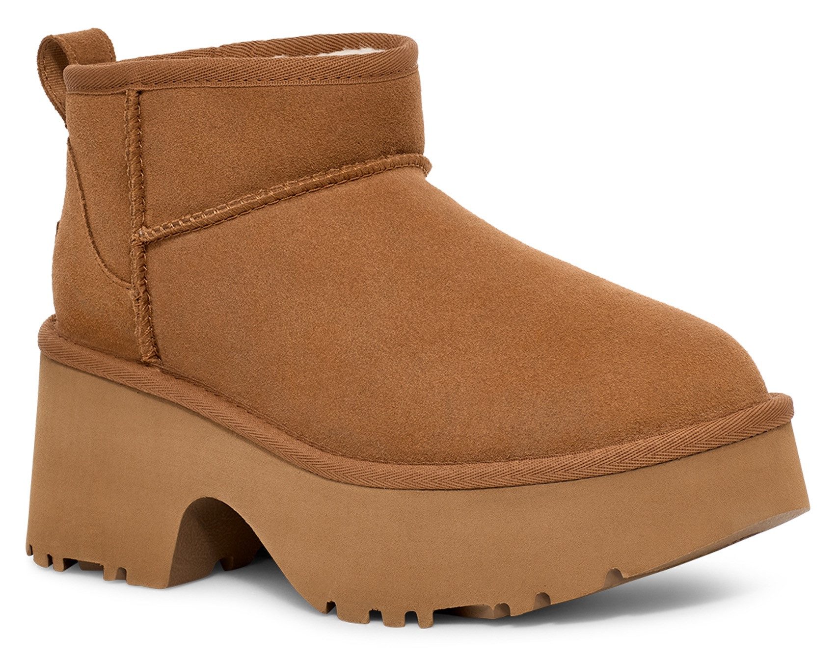 UGG Boots zonder sluiting CLASSIC ULTRA MINI NEW HEIGHTS Plateau laarzen, winterlaarzen, boots met aantrekhaak