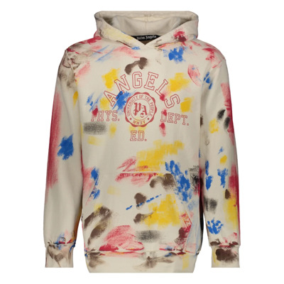 Verf Effect Katoenen Hoodie Palm Angels , Multicolor , Heren