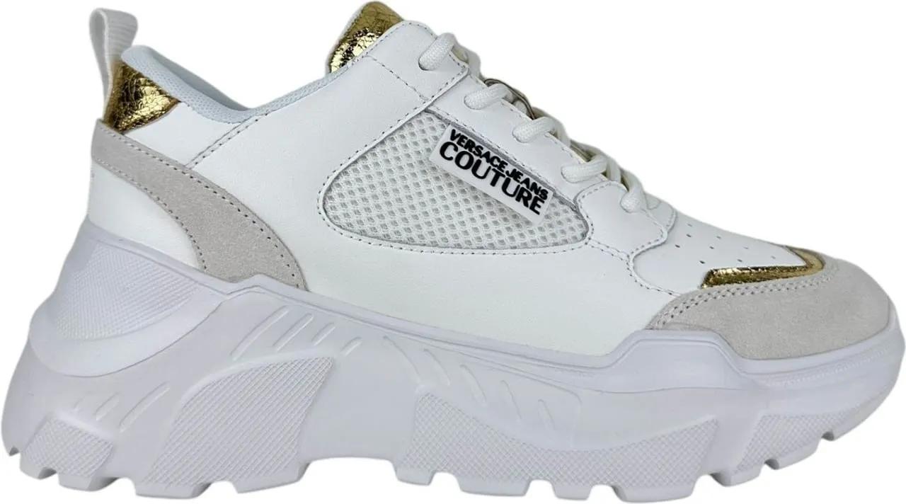 Versace Jeans Couture Low-Top Sneakers - Versace Couture Dames Sneaker Wit 76VA3SC2-ZPA47/G in wit