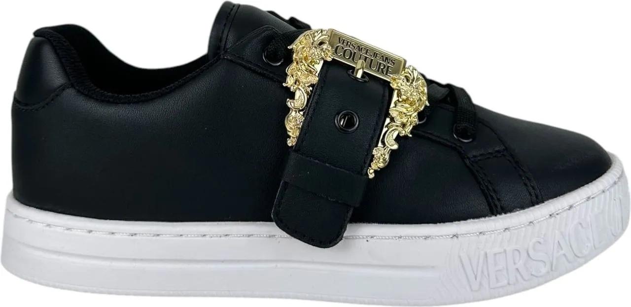 Versace Jeans Couture Sneakers - Versace Couture Dames Sneaker Zwart 76VA3SK9-ZP311 in zwart