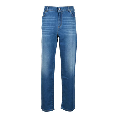 Weekend Jeans 99% Katoen 1% Elastaan Max Mara Weekend , Blue , Dames