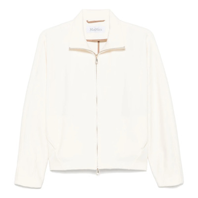 Witte Plava Elegante Jurk Max Mara , White , Dames