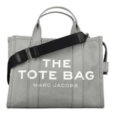 Wolf Grijs Medium Tote Tas Marc Jacobs , Gray , Dames