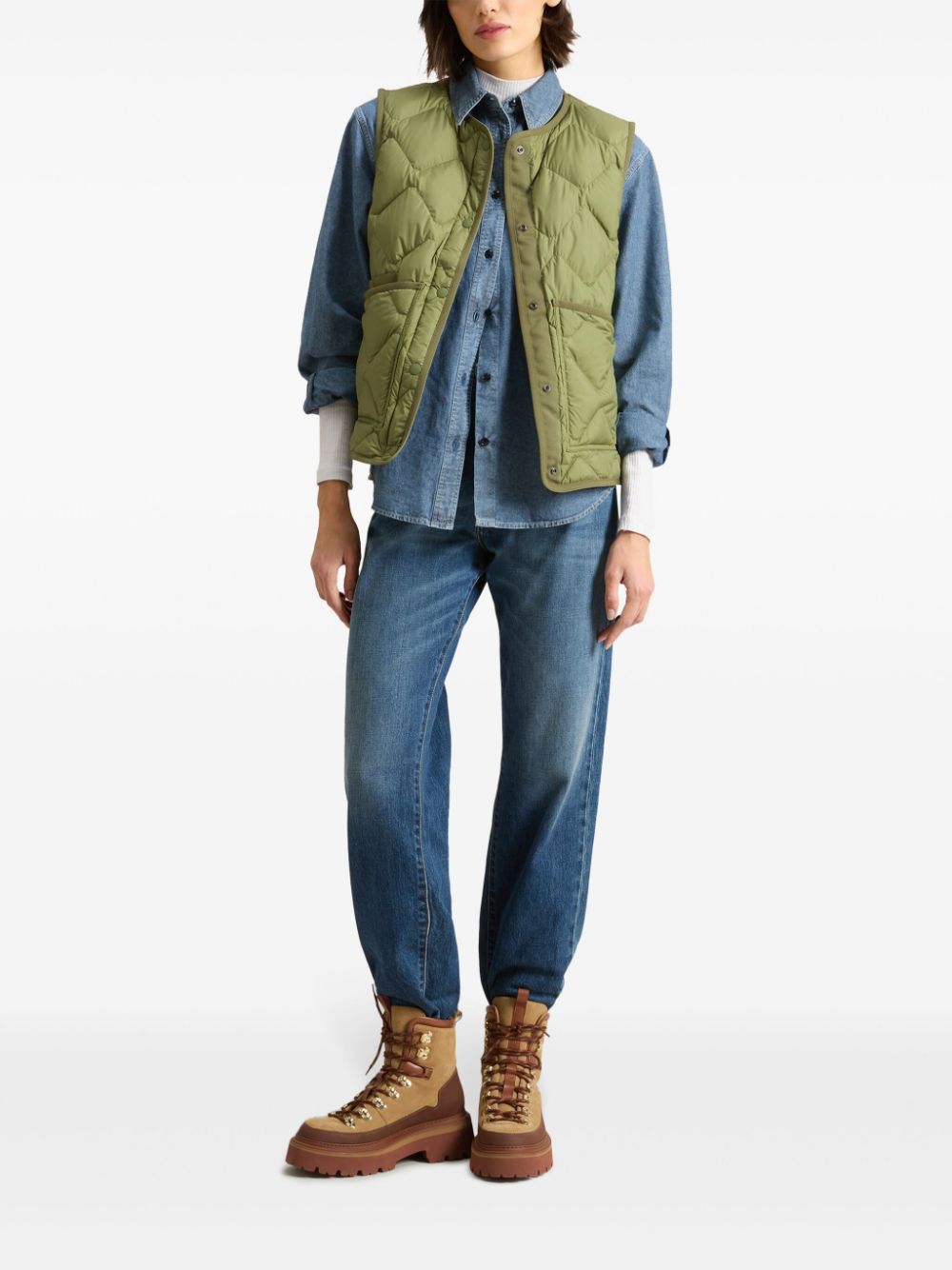 Woolrich Heritage gilet - Groen