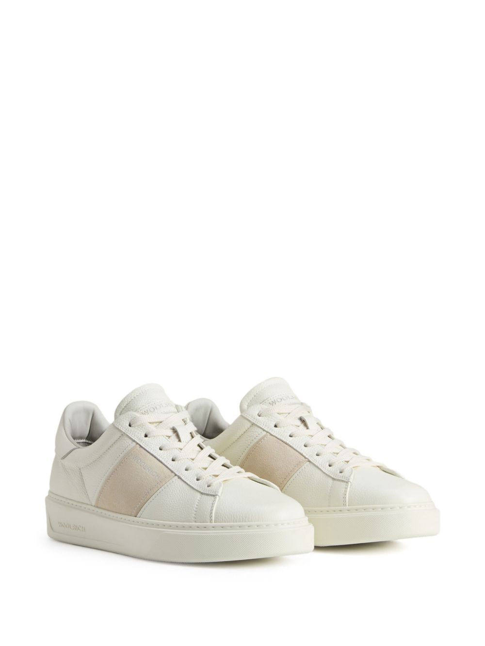 Woolrich Sneakers met ronde neus - Wit