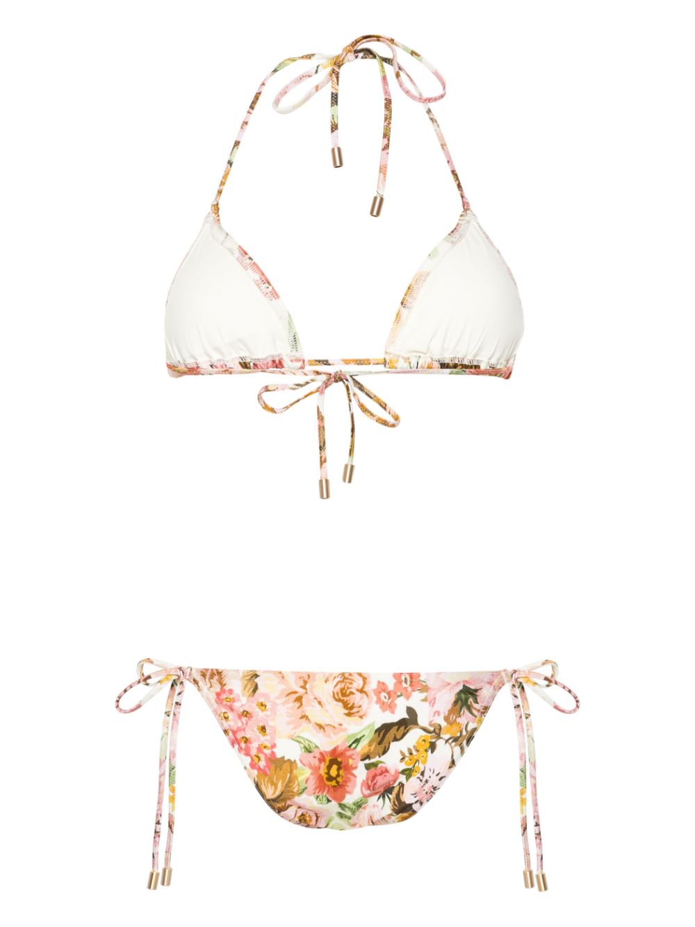 ZIMMERMANN Bikini met print - Roze