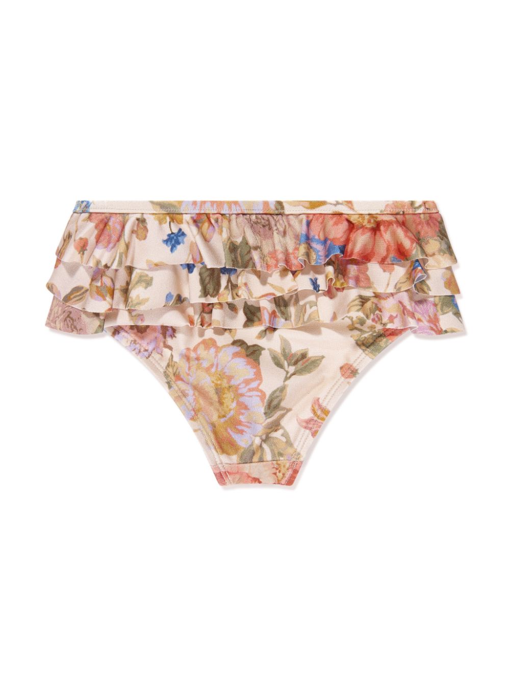 ZIMMERMANN Kids August bikinislip met bloemenprint - Beige