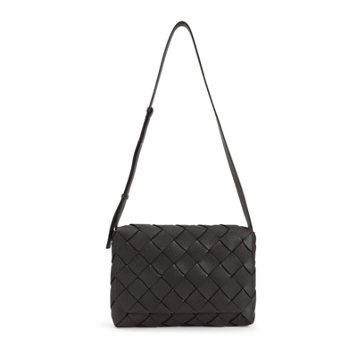 Zilveren Messenger Tas Bottega Veneta , Black , Heren