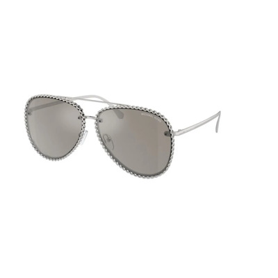 Zilveren Spiegelende Zonnebril Portofino Stijl Michael Kors , Gray , Unisex