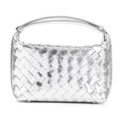 Zilveren Wallace Mini Tas Kerstcapsule Bottega Veneta , Gray , Dames