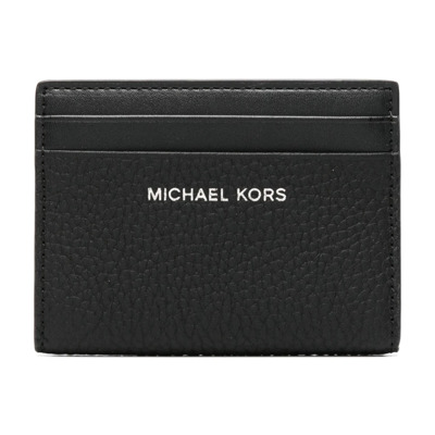 Zwarte Bifold Portemonnee voor Mannen Michael Kors , Black , Heren