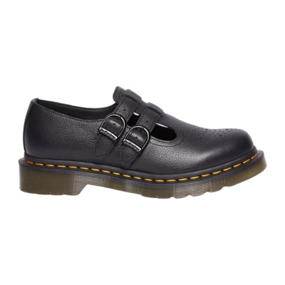 Zwarte Leren Mary Jane Schoenen Dr. Martens , Black , Dames