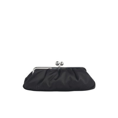 Zwarte Satijnen Pasticcino Tas Max Mara , Black , Dames