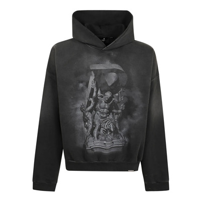 Zwarte Sweatshirt voor Mannen Aw24 Represent , Black , Heren