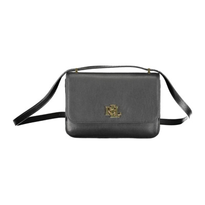 Zwarte dames schoudertas met verstelbare band Ralph Lauren , Black , Dames