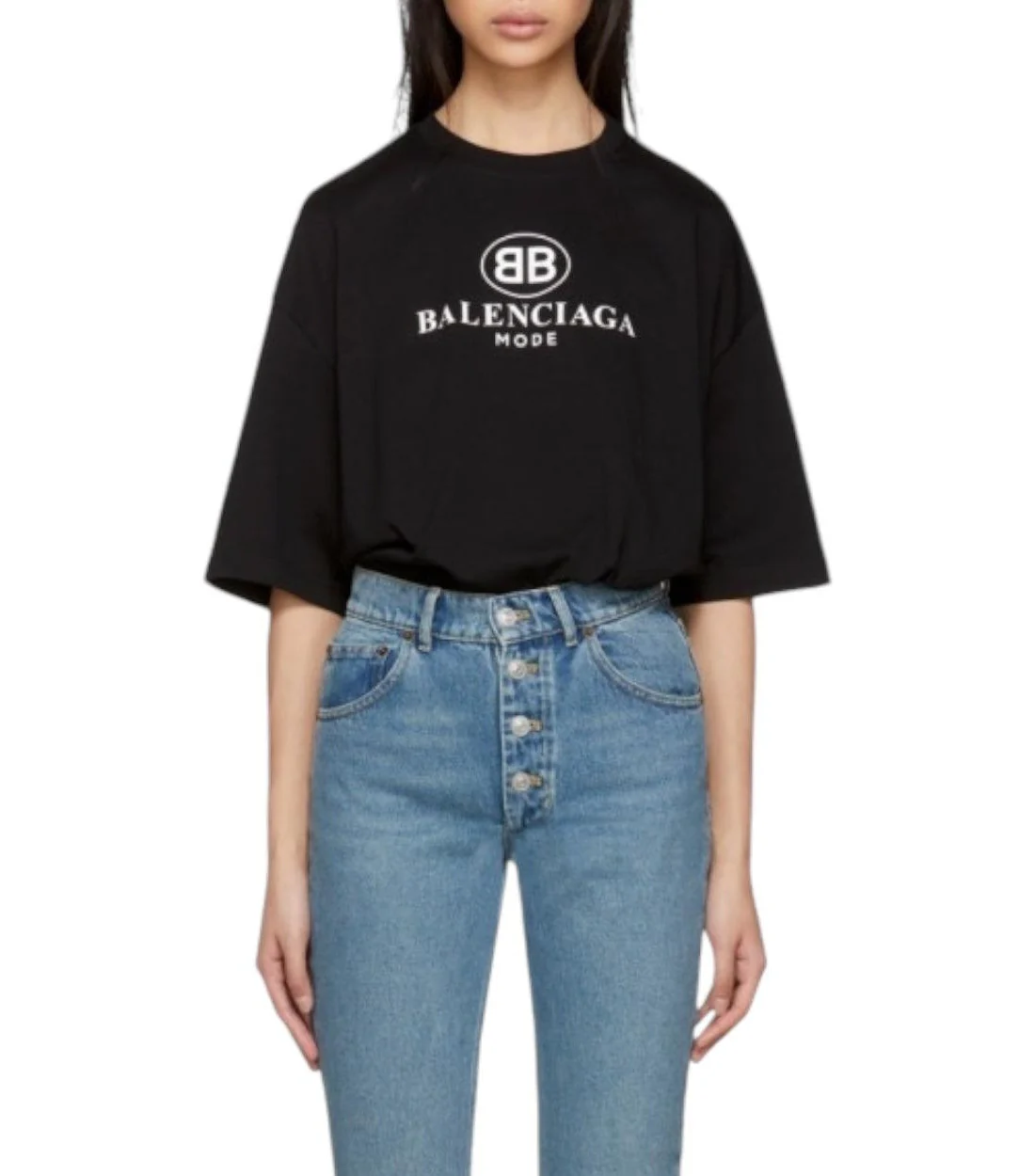 Balenciaga Bb logo oversized t-shirt