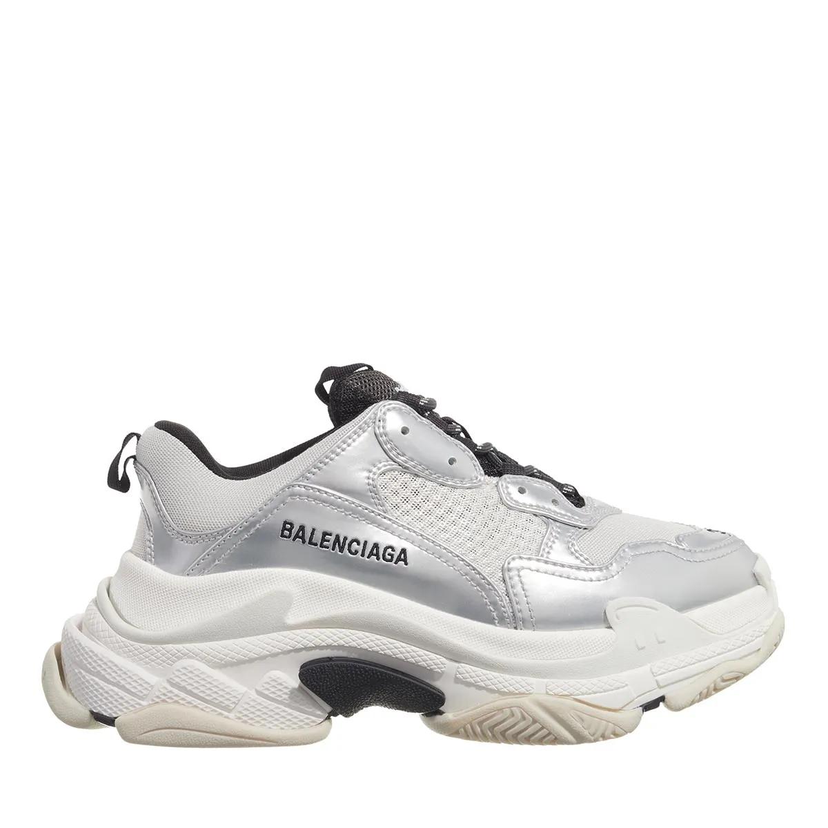 Balenciaga Sneakers - Triple S Metallic in wit