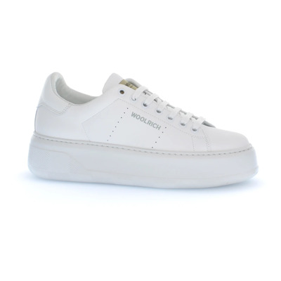 Chunky Court Witte Sneakers Vrouwen Woolrich , White , Dames