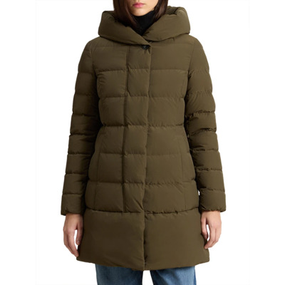 Groene Puffy Prescott Parka Jas Woolrich , Green , Dames