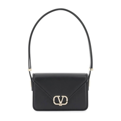 Letter Schoudertas Valentino Garavani , Black , Dames