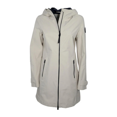 Light Oak Waterdichte Zomer Parka Woolrich , Gray , Heren