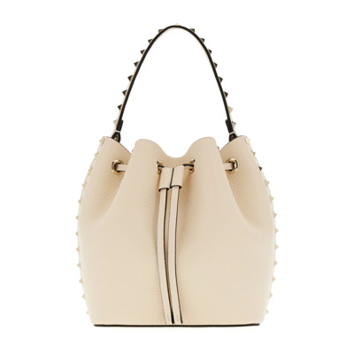 Luxe Bucket Tas Valentino Garavani , Beige , Dames