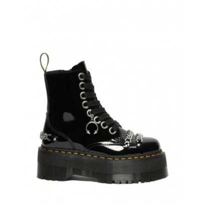 Max Chain Laarzen Dr. Martens , Black , Heren