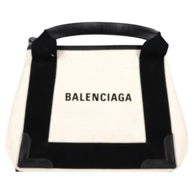 Pre-owned Canvas balenciaga-bags Balenciaga Vintage , White , Dames