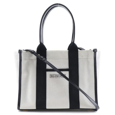 Pre-owned Canvas balenciaga-bags Balenciaga Vintage , White , Dames