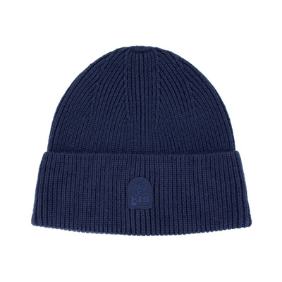 Ribgebreide Beanie Muts Parajumpers , Blue , Heren