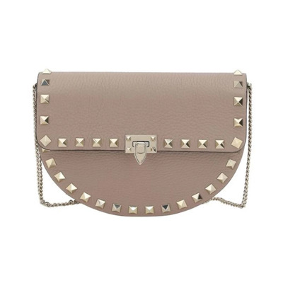 Rockstud Mini Leren Schoudertas Valentino Garavani , Multicolor , Dames