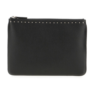 Stijlvolle Clutch Tas voor Vrouwen Valentino Garavani , Black , Heren