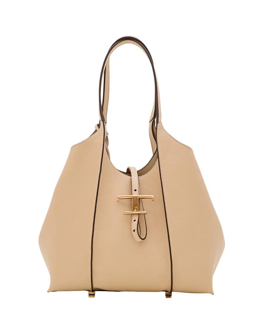 Tod's Totes & shoppers - Cream Tsb Small Shopping Bag in beige