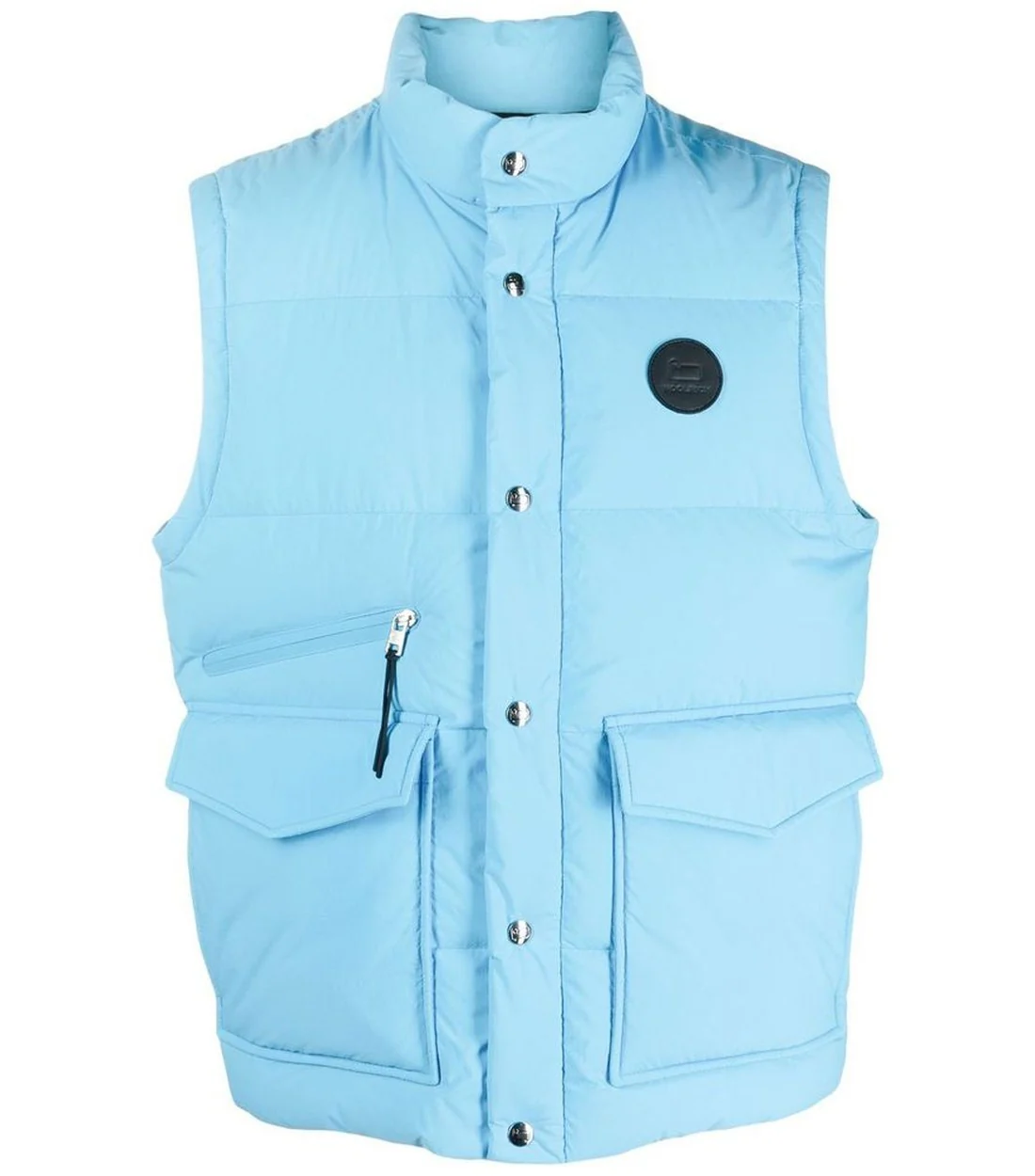 Woolrich Licht polyester bodywarmer met donsvulling